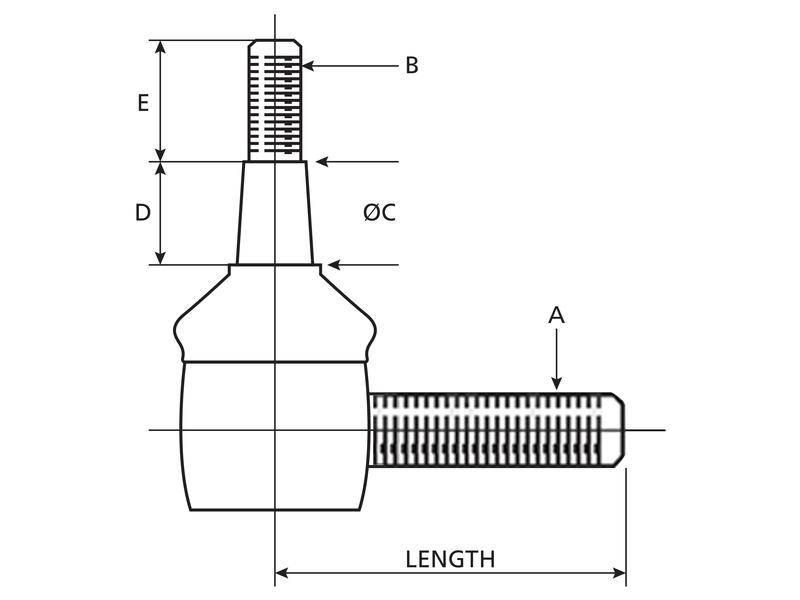 ROTULA DE DIRECCION ADAPTABLE A LANDINI / MASSEY FERGUSON / SAME