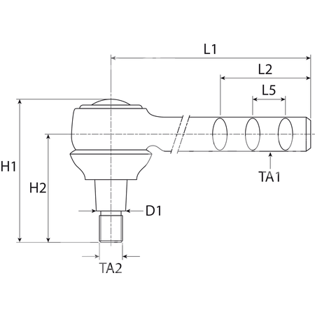 RÓTULA DE DIRECCIÓN Adaptable a FIAT / FORD / NEW HOLLAND (4954941)