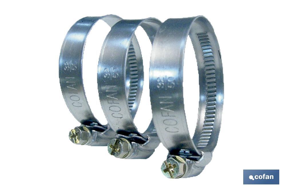 ABRAZADERA METÁLICA BANDA 9 MM 70-90