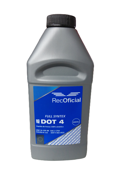 LÍQUIDO DE FRENOS DOT 4 500 ml RecOficial