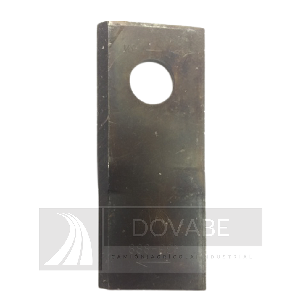 CUCHILLA ROTATIVA KRONE DERECHA 112X48X4 Ø19mm (0-139-889)