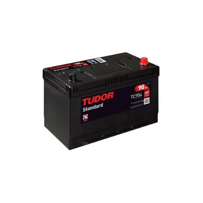 BATERÍA TUDOR STANDARD TC904 90AH 680EN 306X173X222