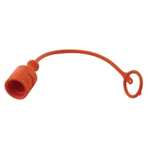 TAPÓN ANTIPOLVO ENCHUFE HIDRÁULICO ISO A 1/2 HEMBRA ROJO
