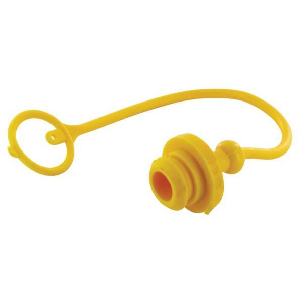 TAPÓN ANTIPOLVO ENCHUFE HIDRÁULICO ISO A 1/2 MACHO AMARILLO