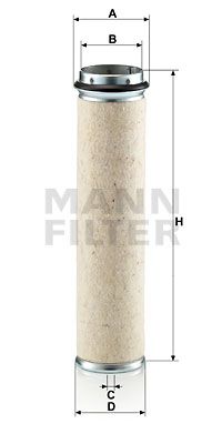 FILTRO AIRE COMPLEMENTARIO MANN CF 800