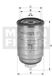 FILTRO COMBUSTIBLE MANN PL 150