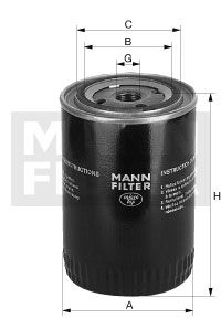 FILTRO ACEITE ACEITE MANN W 719/3