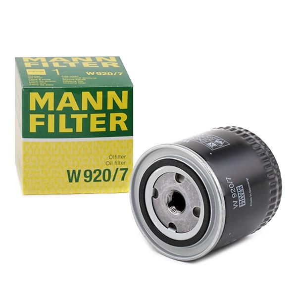 FILTRO ACEITE ACEITE MANN W 920/ 7