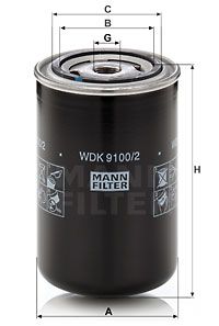 FILTRO COMBUSTIBLE MANN WDK 9100/2