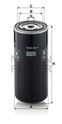 FILTRO COMBUSTIBLE MANN WDK 962/1