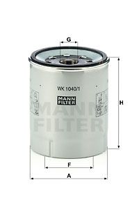 FILTRO COMBUSTIBLE MANN WK 1040/1 X