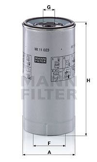 FILTRO COMBUSTIBLE MANN WK 1149