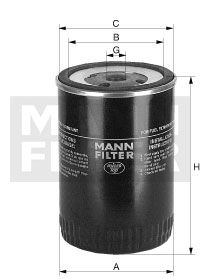 FILTRO COMBUSTIBLE MANN WK 731/1