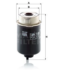 FILTRO COMBUSTIBLE MANN WK 8166
