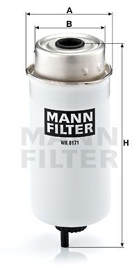 FILTRO COMBUSTIBLE MANN WK 8171