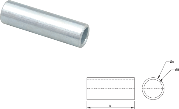 CASQUILLO 28x22.2x63 mm