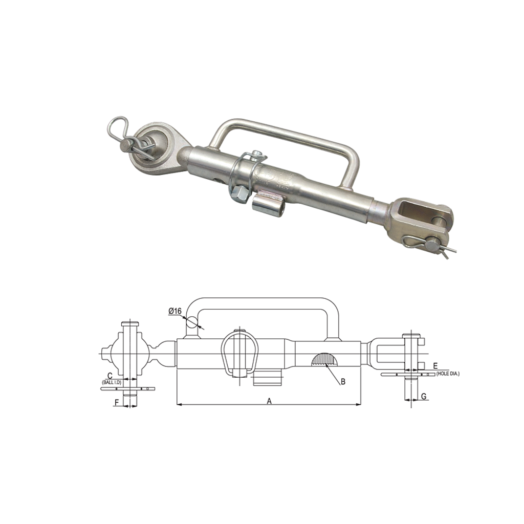 TENSOR BRAZOS TRACTOR ADAPTABLE JOHN DEERE (SERIE 6000) REF. JD03
