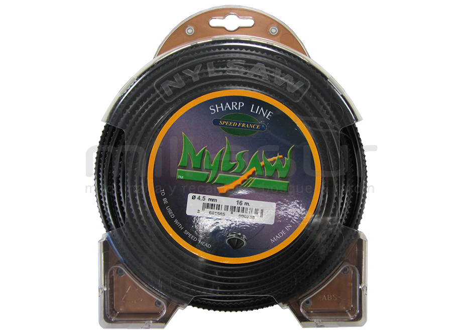 NYLON DENTADO &quot;DIENTE TIBURÓN&quot; NYLSAW DISPENSER 4.5mm x 16m