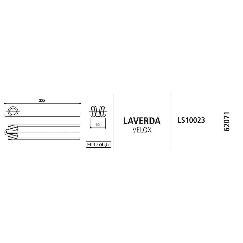 MUELLE RASTRILLO LAVERDA VELOX LS10023