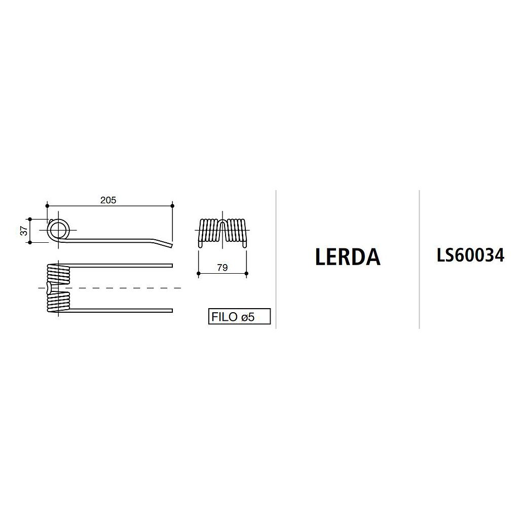 MUELLE ROTOEMPACADORA LERDA LS60034