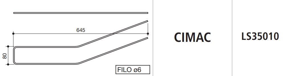 MUELLE RASTRILLO CIMAC LS35010