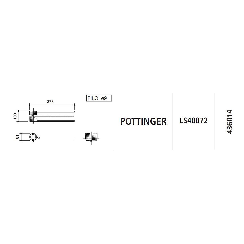 MUELLE RASTRILLO POTTINGER LS40072