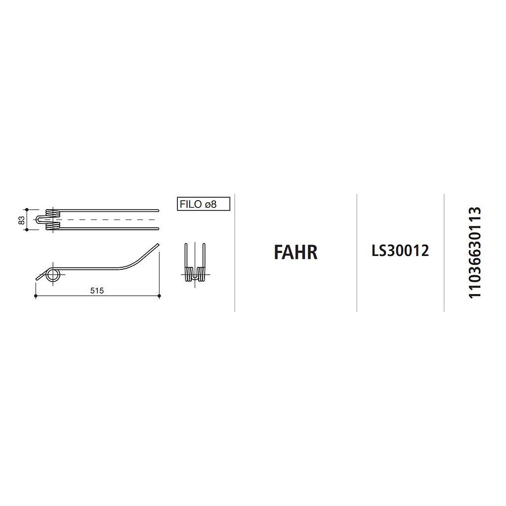 MUELLE RASTRILLO FAHR LS30012