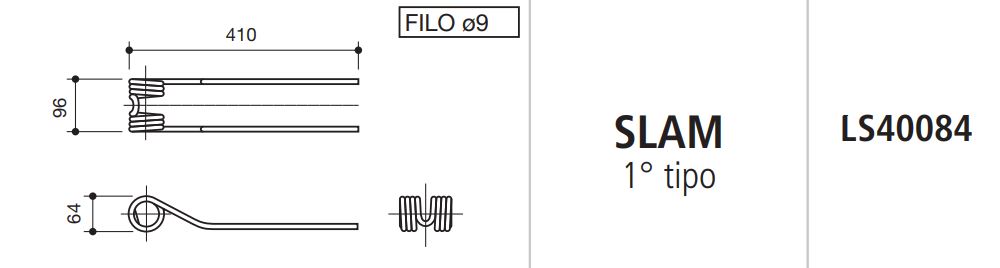 MUELLE RASTRILLO SLAM 1º TIPO LS40084