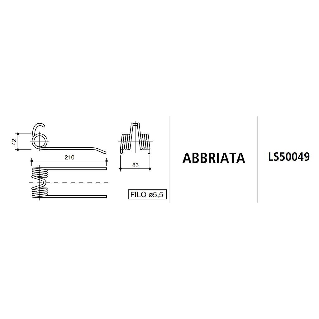 MUELLE EMPACADORA ABBRIATA LS50049