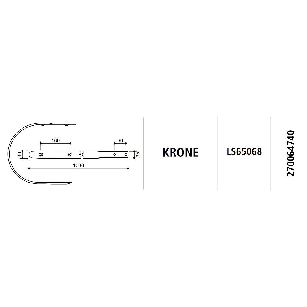 COSTILLA ROTOEMPACADORA KRONE LS65068