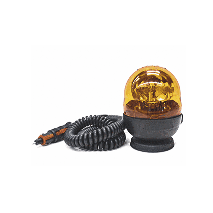 ROTATIVO AMBAR BASE MAGNÉTICA 12V H1 RINDER 87.12