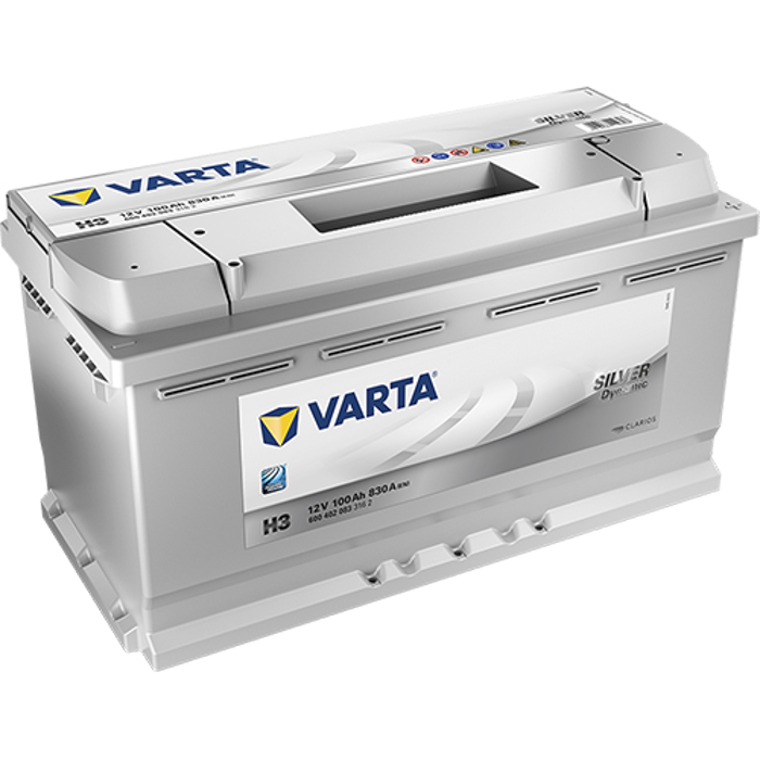 BATERÍA VARTA SILVER DYNAMIC 100Ah 830 353x175x190
