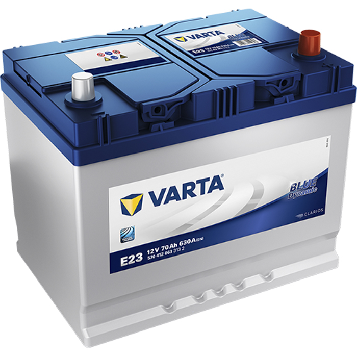 BATERÍA VARTA BLUE DYNAMIC 70Ah 630 261x175x220