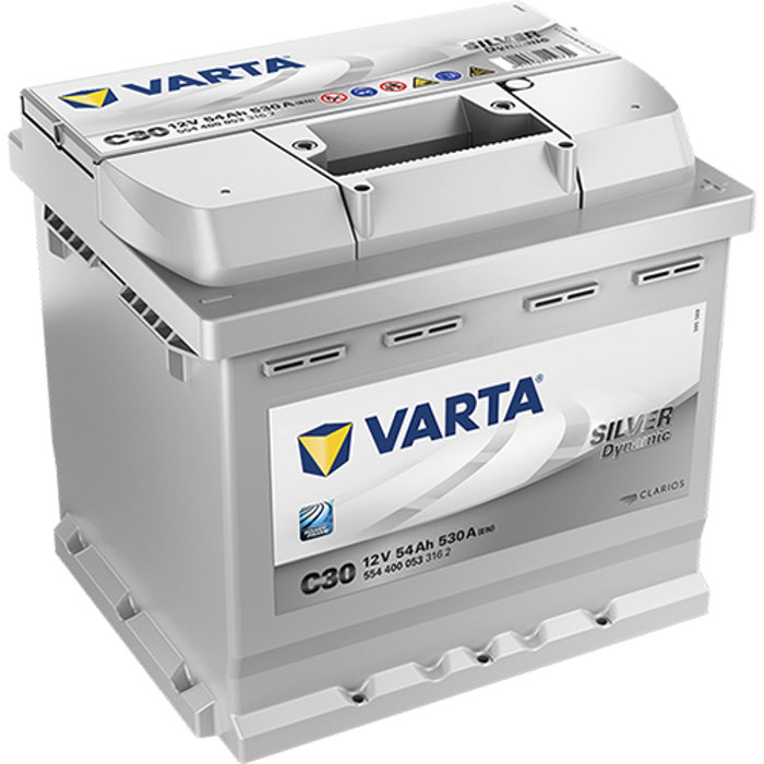 BATERÍA VARTA SILVER DYNAMIC 54Ah 530 207x175x190