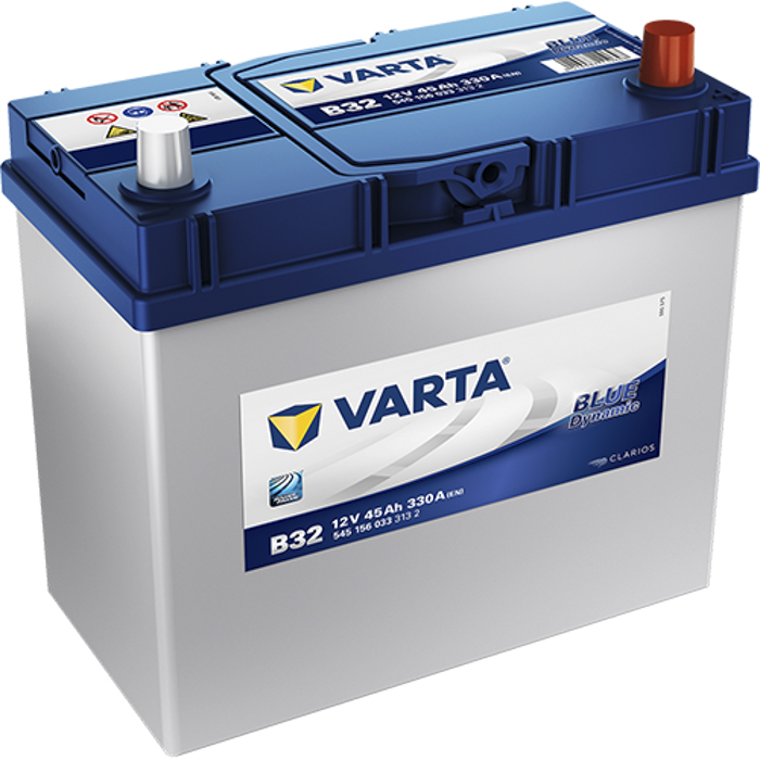 BATERÍA VARTA BLUE-DYNAMIC 45Ah 330En 238x129x227