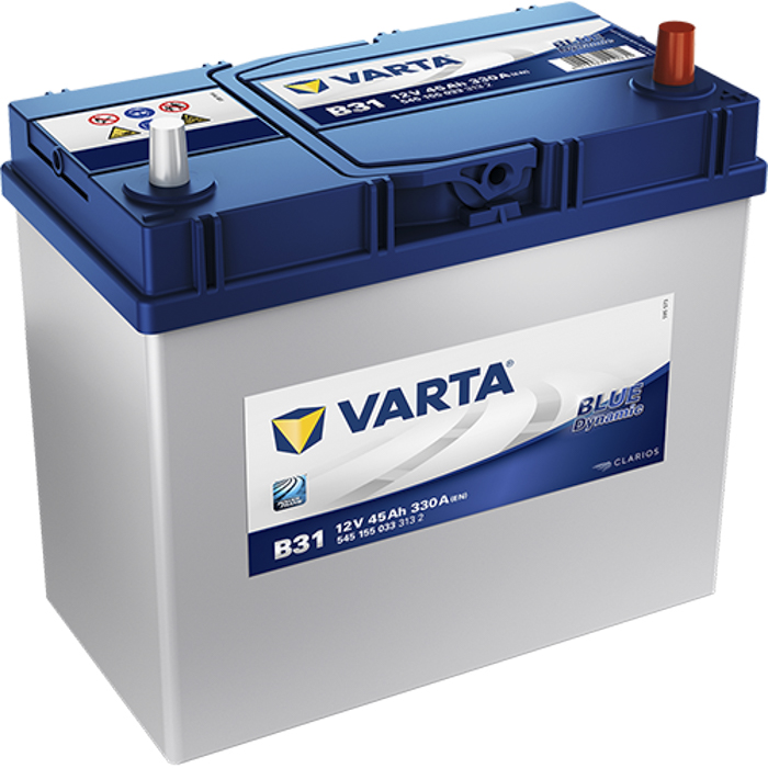 BATERÍA VARTA BLUE DYNAMIC 45Ah 330 238x129x227 (POSITIVO IZQUIERDA)