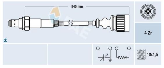 Sonda Lambda FAE 77376