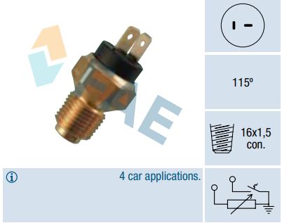 Termo-Resistencia - Termocontacto FAE 34020