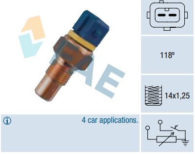 Termo-Resistencia - Termocontacto FAE 34050