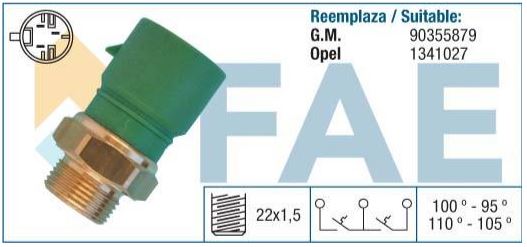 Termocontacto doble ventilador o 2 velocidades FAE 38320
