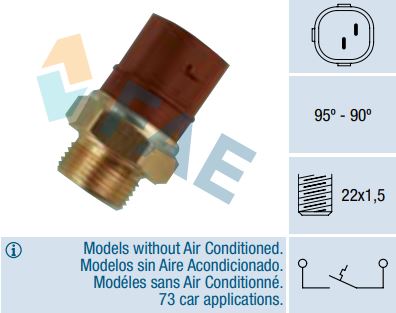 Termocontacto ventilador FAE 36270