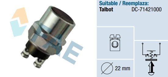 Interruptor pulsador blindado FAE 63320