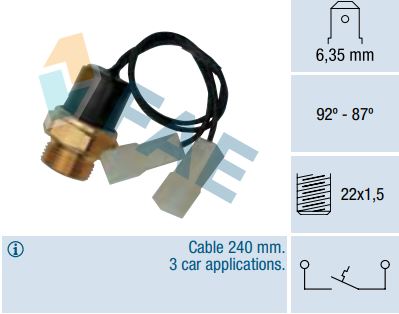 Termocontacto ventilador FAE 37430