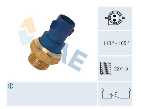 Termocontacto ventilador FAE 37690
