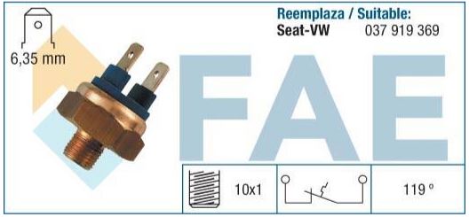 Termocontacto temperatura FAE 35490