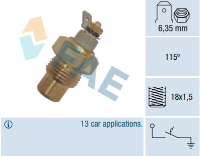 Termocontacto temperatura FAE 35080