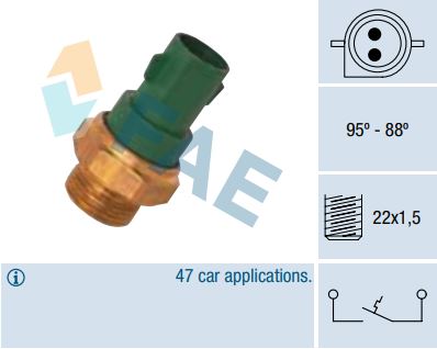 Termocontacto ventilador FAE 37240