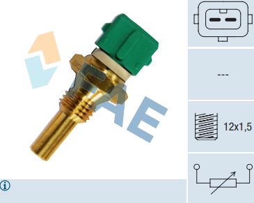 Sensor temperatura refrigerante FAE 33400