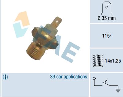 Termocontacto temperatura FAE 35270