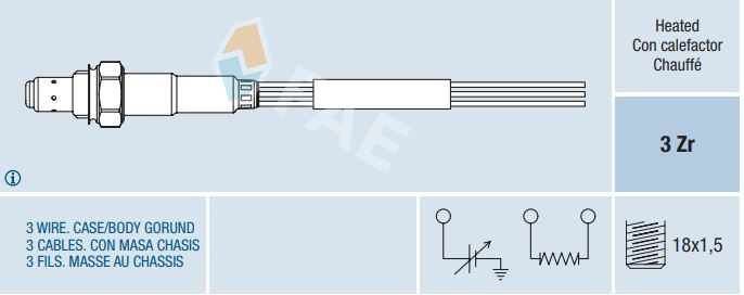 Sonda Lambda FAE 77003